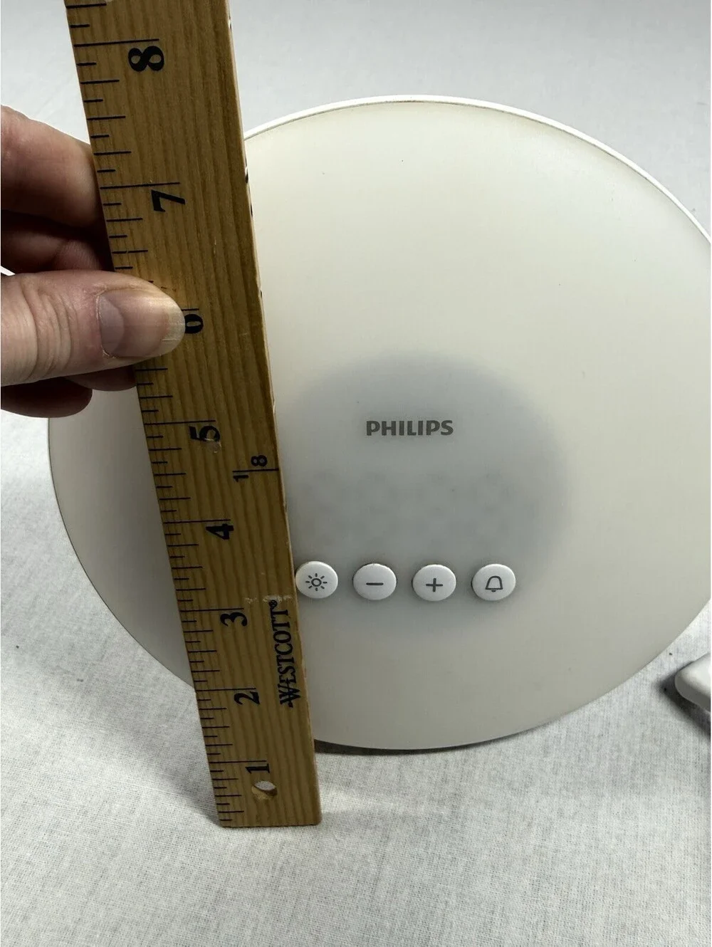 Philips SmartSleep Wake-Up Light Therapy Alarm Clock Sunrise With Charger Tested